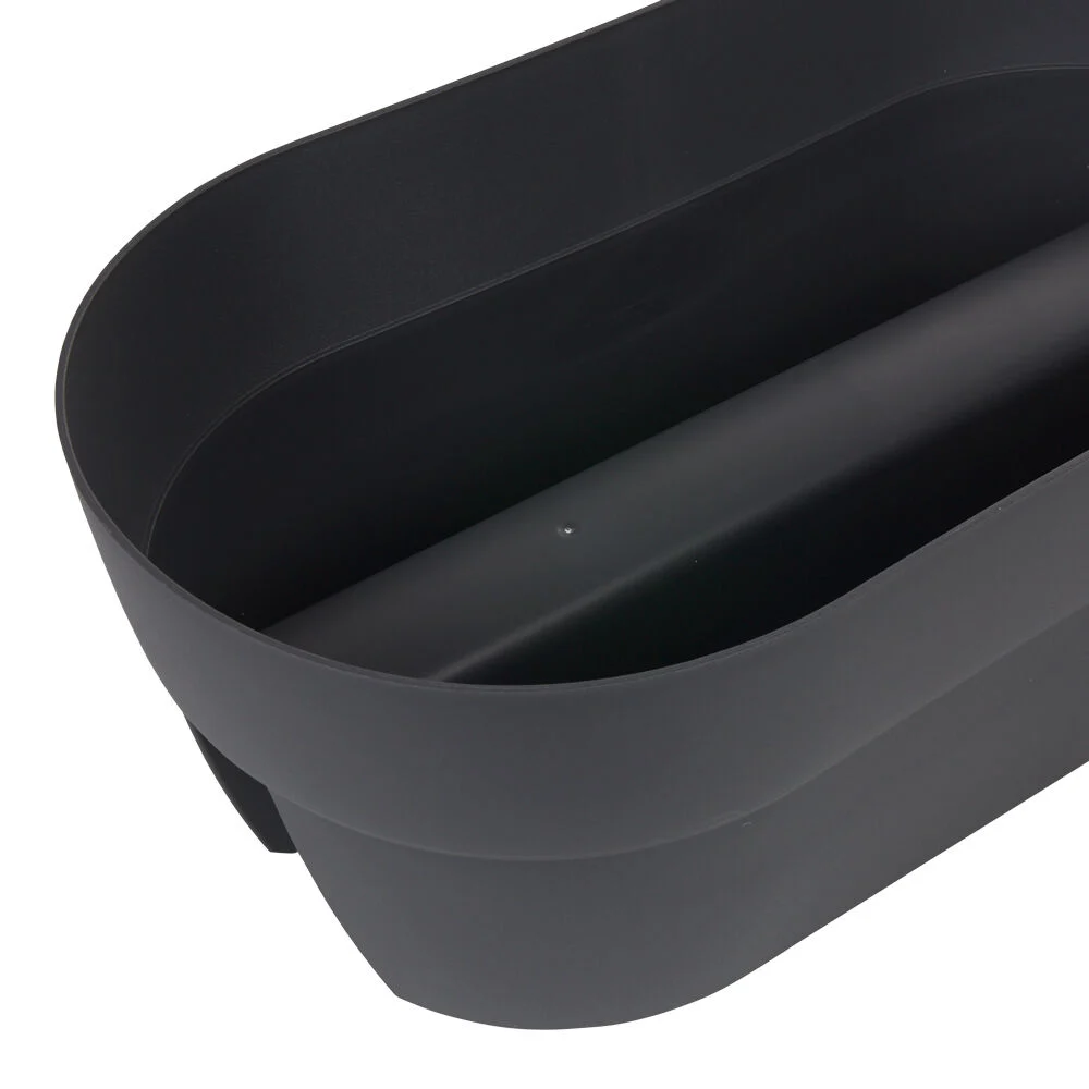Jardinière cavalière Cancun gris 19,5 L