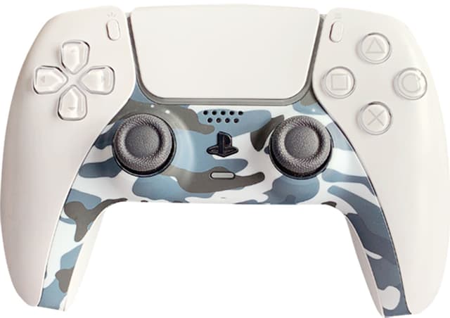 Piranha PS5 controller-skin (camo blue)