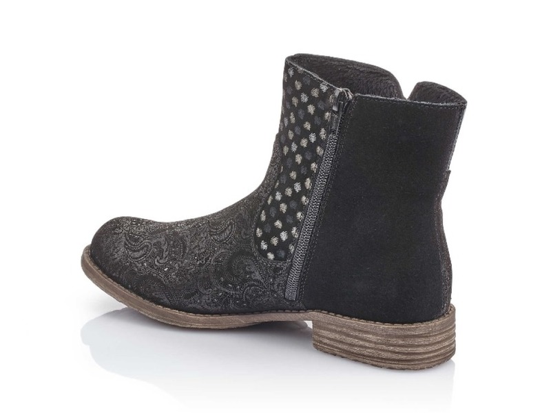 Rieker 74792 Schwarz/schwarz/schwarz/royal-