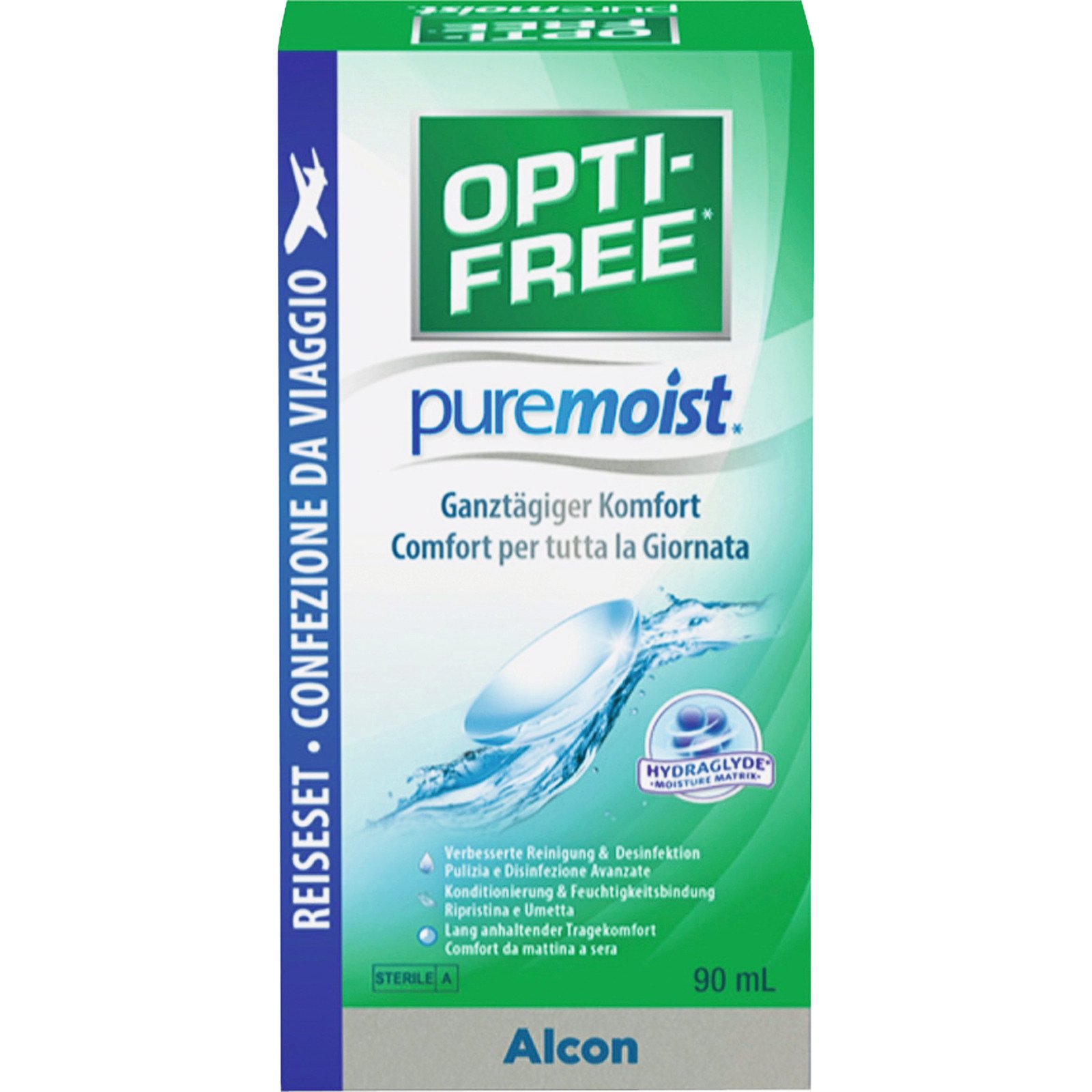 Optifree PureMoist Pflegemittel Reisepac