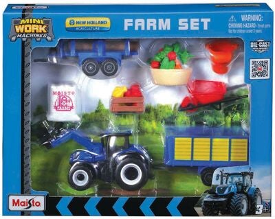 Maisto Mini Working Machines Bondegårdssett New Holland