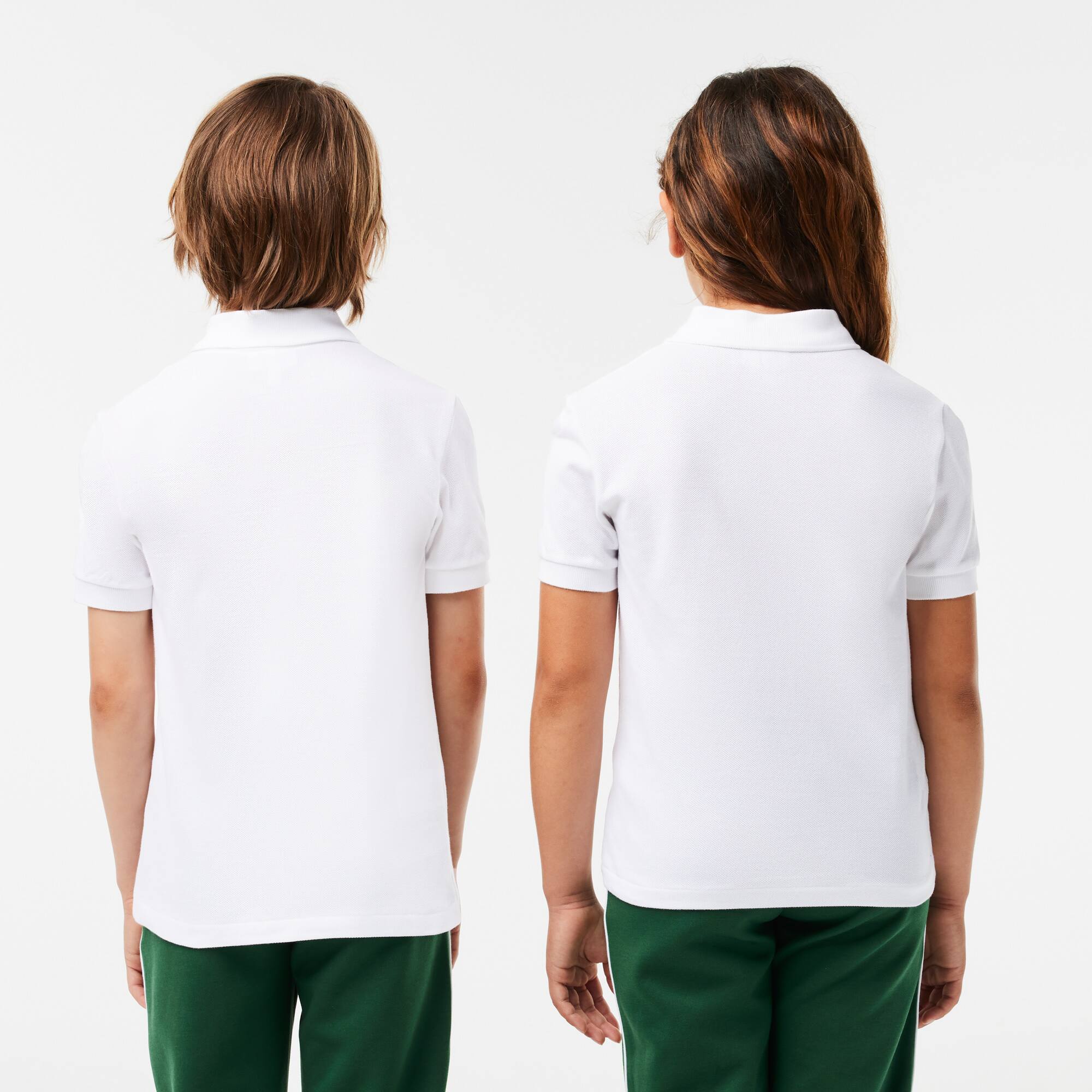 Regular Fit Lacoste-Kinder-Polo aus Petit Piqué Poloshirts - Weiss - Lacoste - Kinder