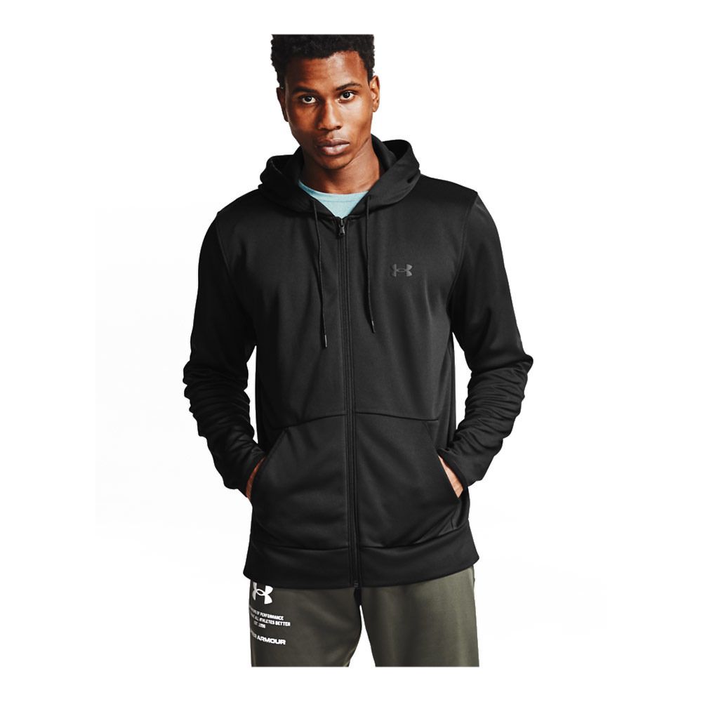 Under Armour FLEECE - Sweat Homme noir