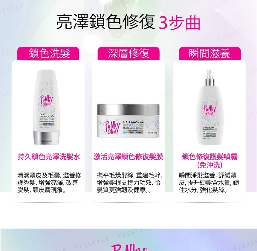 Punky Colour - Dagelijkse shampoo met Intrabond haarherstellende complex