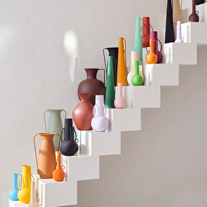 Pols Potten - Roman Vase, mattgrün (4er-Set)