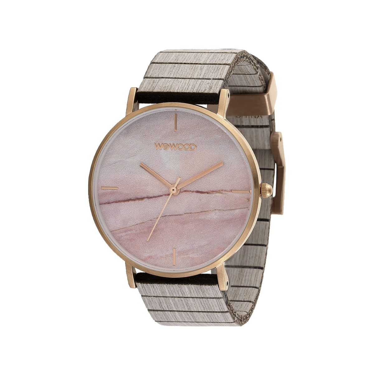 Montre femme'Aurora marble nude' cadran marbre rose - WeWood