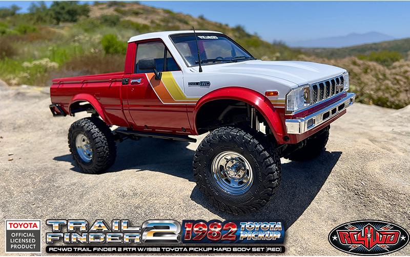 Scale Crawler Trail Finder 2 1982 Toyota, RTR, 1:10, Rot<br>1982 Toyota Pickup mit fester Karosserie