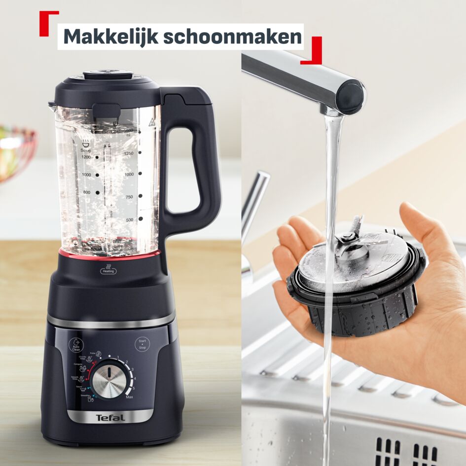 Blendforce Cook BL5768 Blender met kookfunctie - 6 snelheden - 5 programma's - 1000 W - 1,5 L
