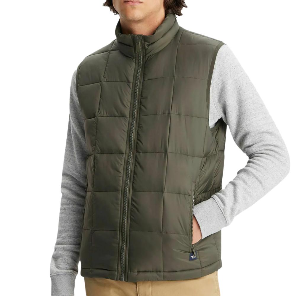 Dockers Doudoune sans manche Kaki Homme Dockers Giii Quilted