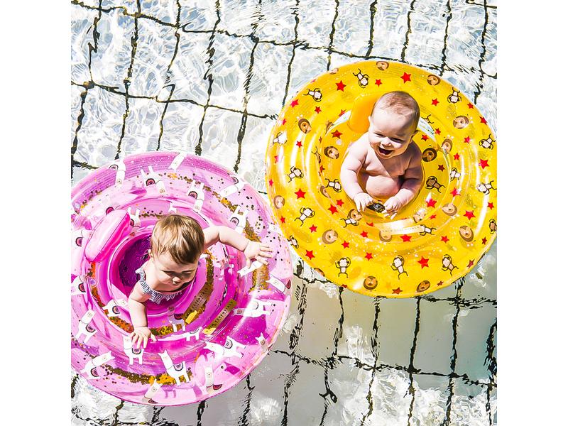 Swim Essentials Schwimmsitz 0-1 Jahre Circus Yellow Babyschwimmer
