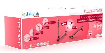 Chillafish SkatieSkootie 2 Sparkesykkel, Korallrød
