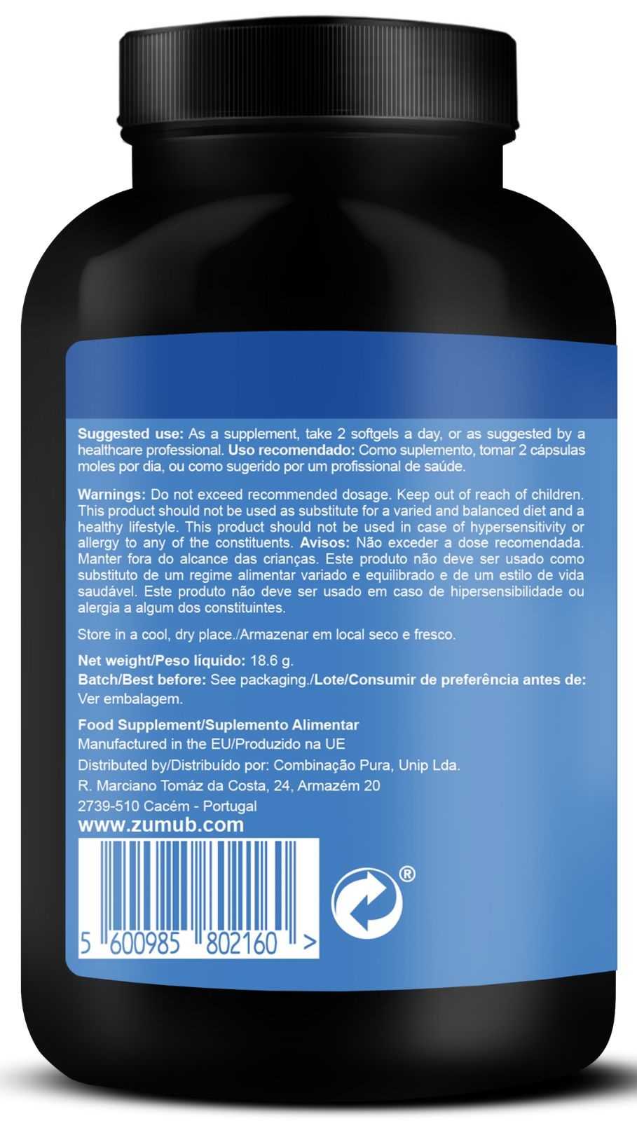 Zumub Alho Inodoro 60 Cápsulas Softgel