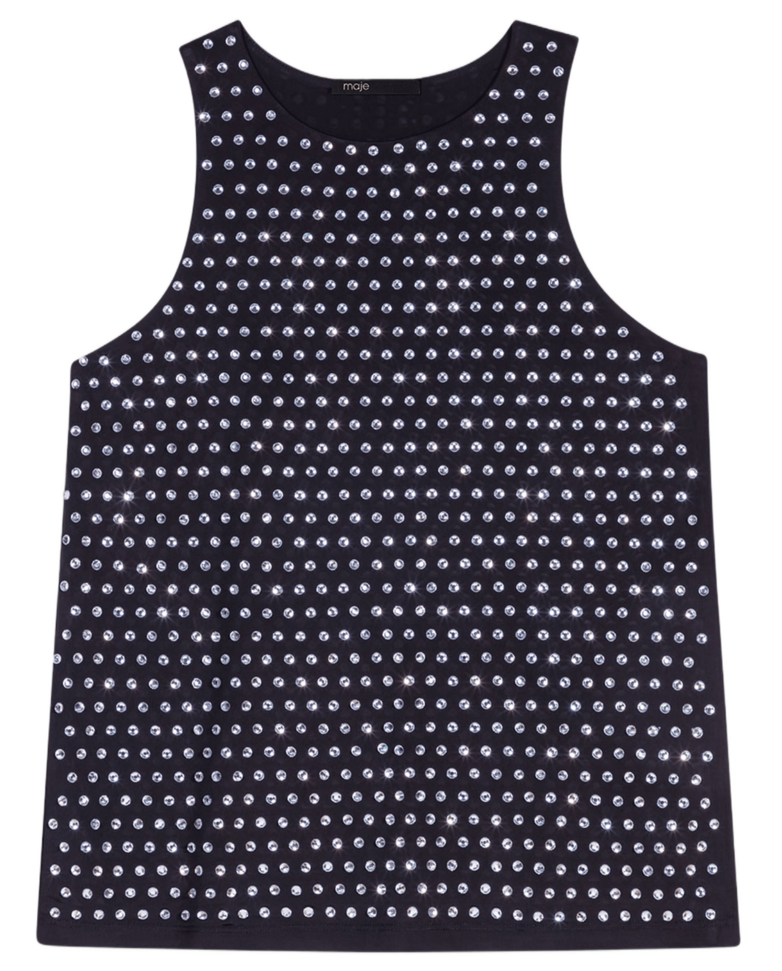 Débardeur à strass | Noir