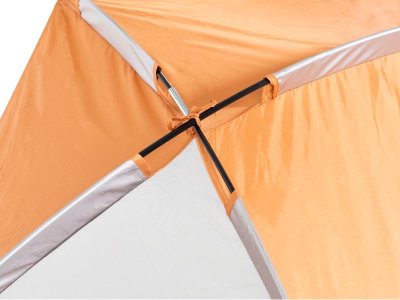KOOR Strandzelt XL, Peach Strandmuschel schützt vor Sonne, Wind und leichtem Regen