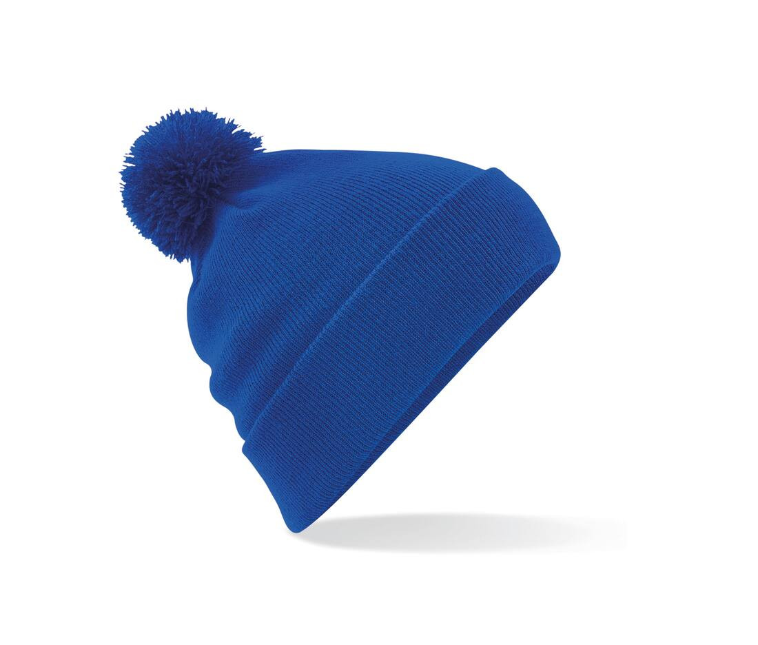 Beechfield BF426 - Chapeau d'Hiver Élégant avec Pompon en Fausse Fourrure