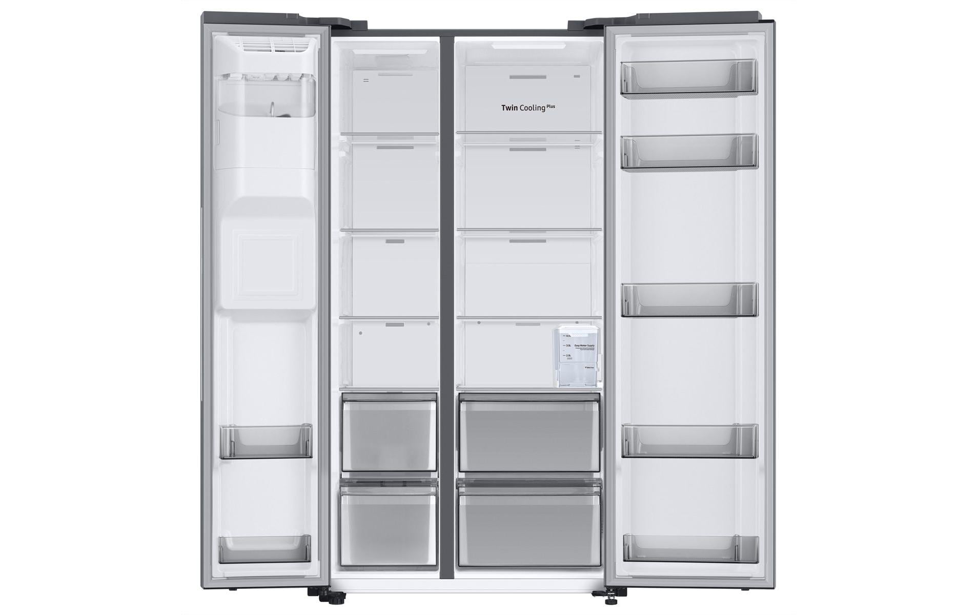 Foodcenter RS68CG852ES9WS Silber<br>Side by Side Kühlgerät mit Wasser- und Eisspender