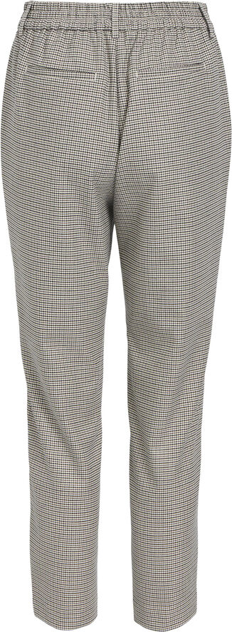 Object OBJLISA SLIM PANT AOP NOOS Sandshell/rabbit/black checks