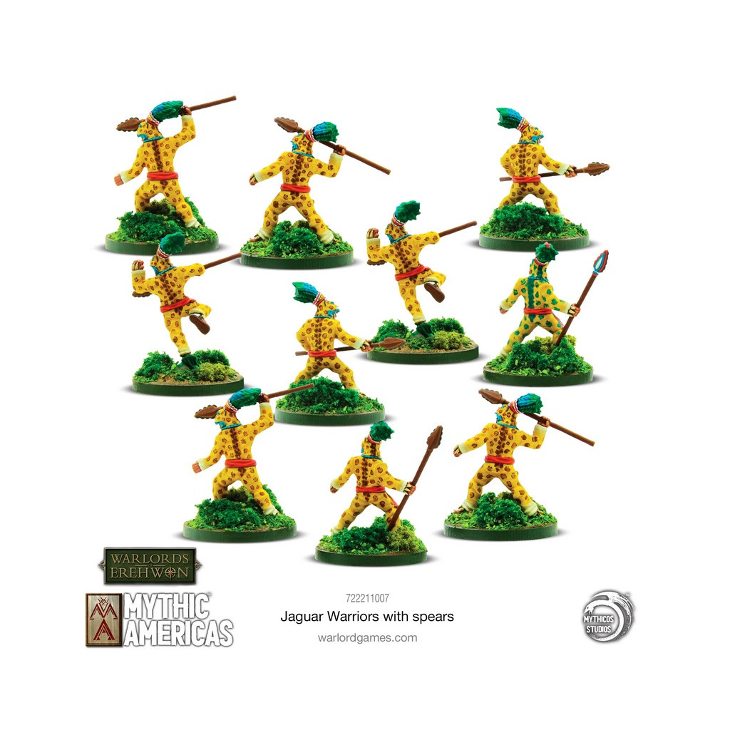 Mythic Americas - Jaguar Warriors with Spears