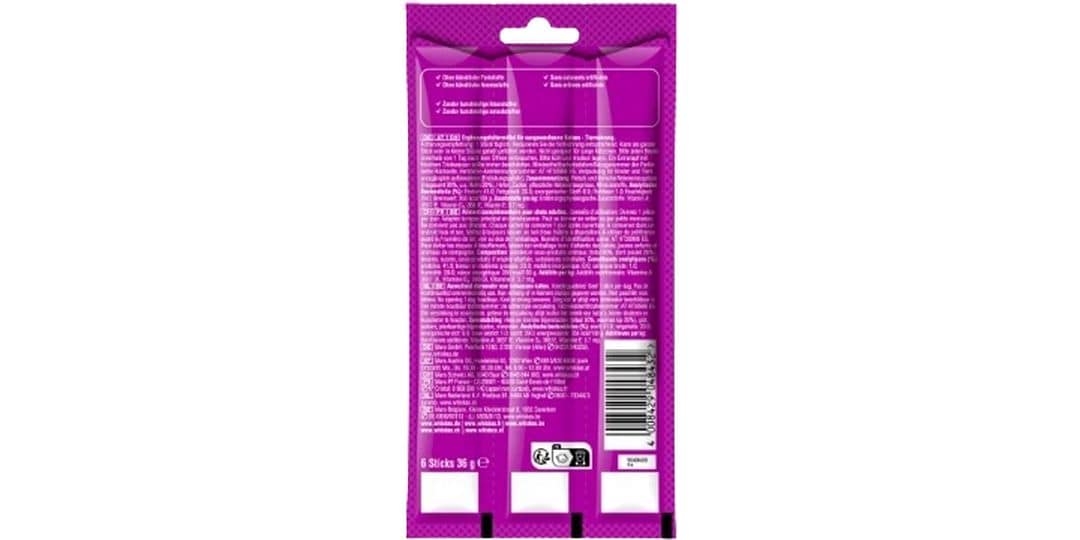 Whiskas Katzen-Snack Sticks Huhn, 6 x 6g Ergänzungsfuttermittel für Katzen