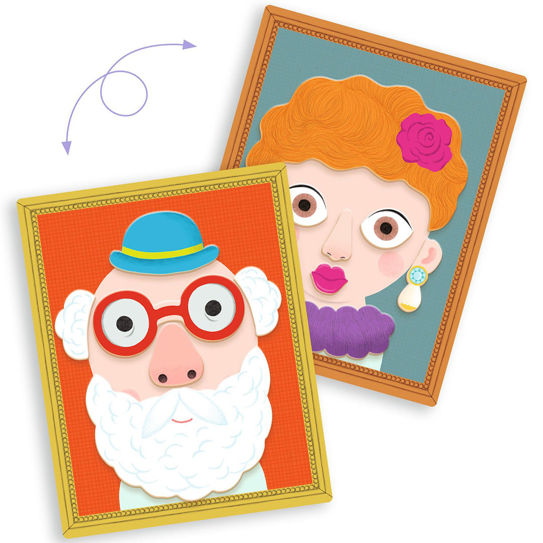 djeco magneetset inzebox portraits - 39st