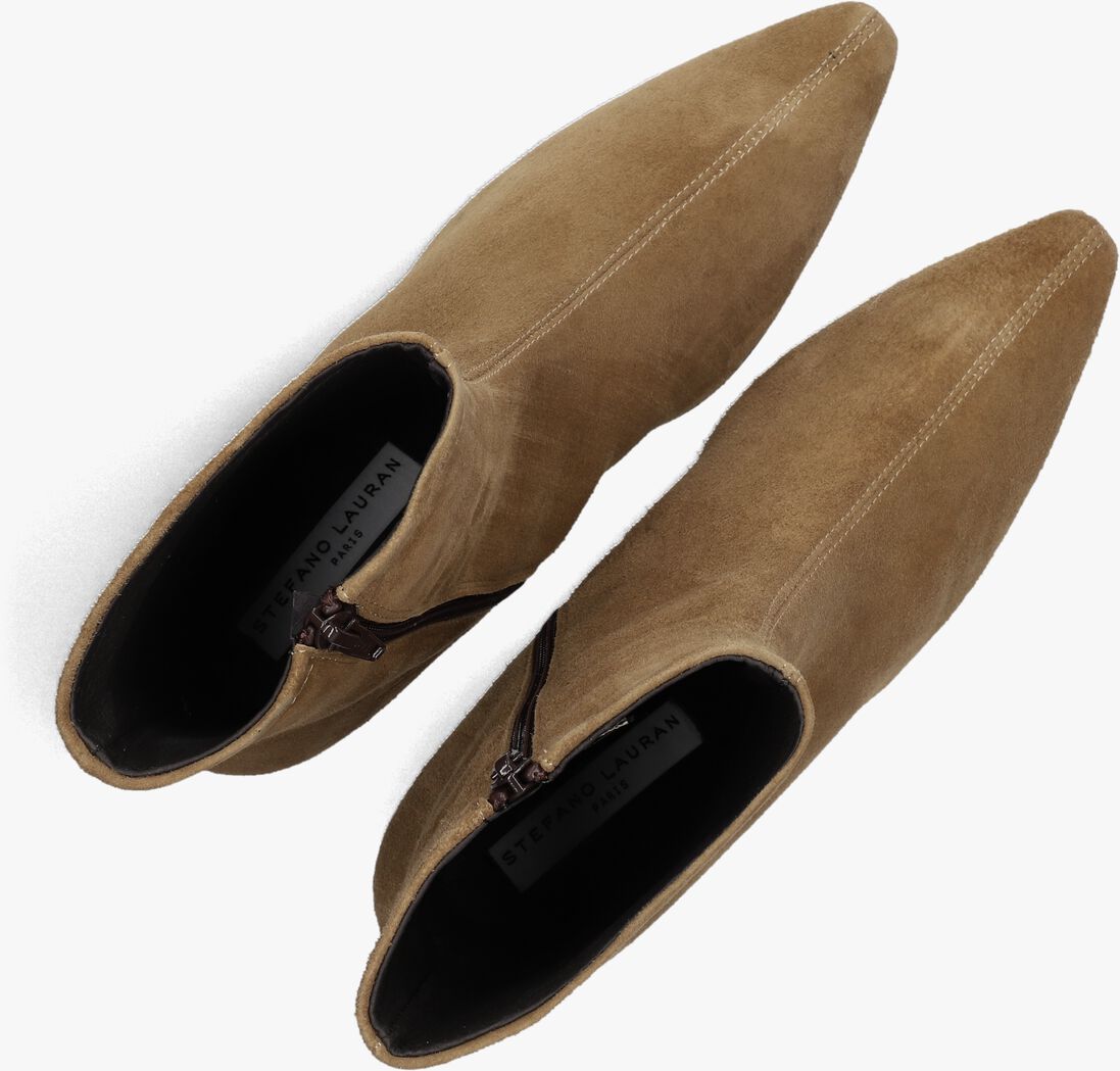 taupe stefano lauran enkellaarsjes 010-292
