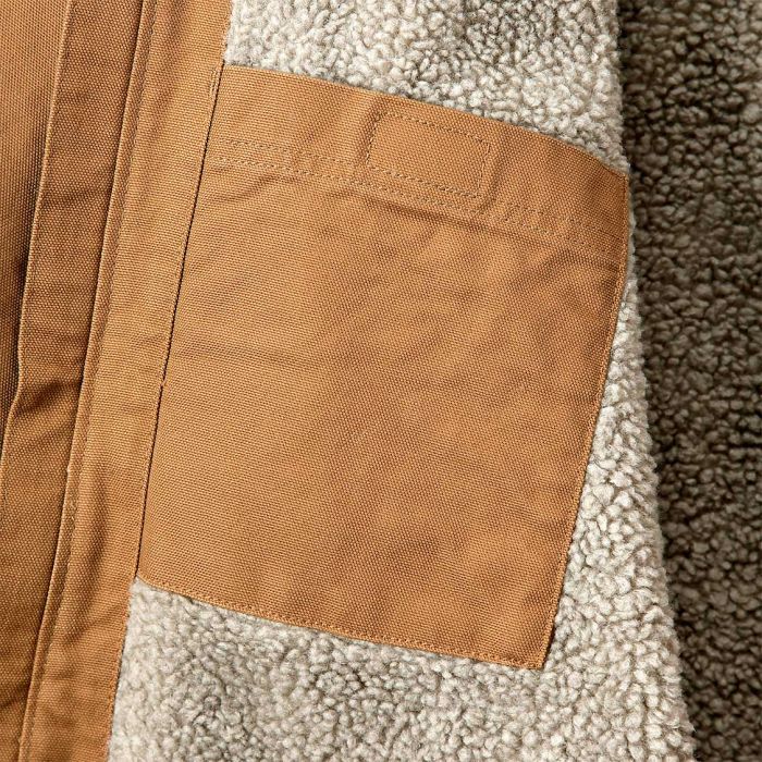Washed Duck Sherpa Lined Jacket Men herrejakke