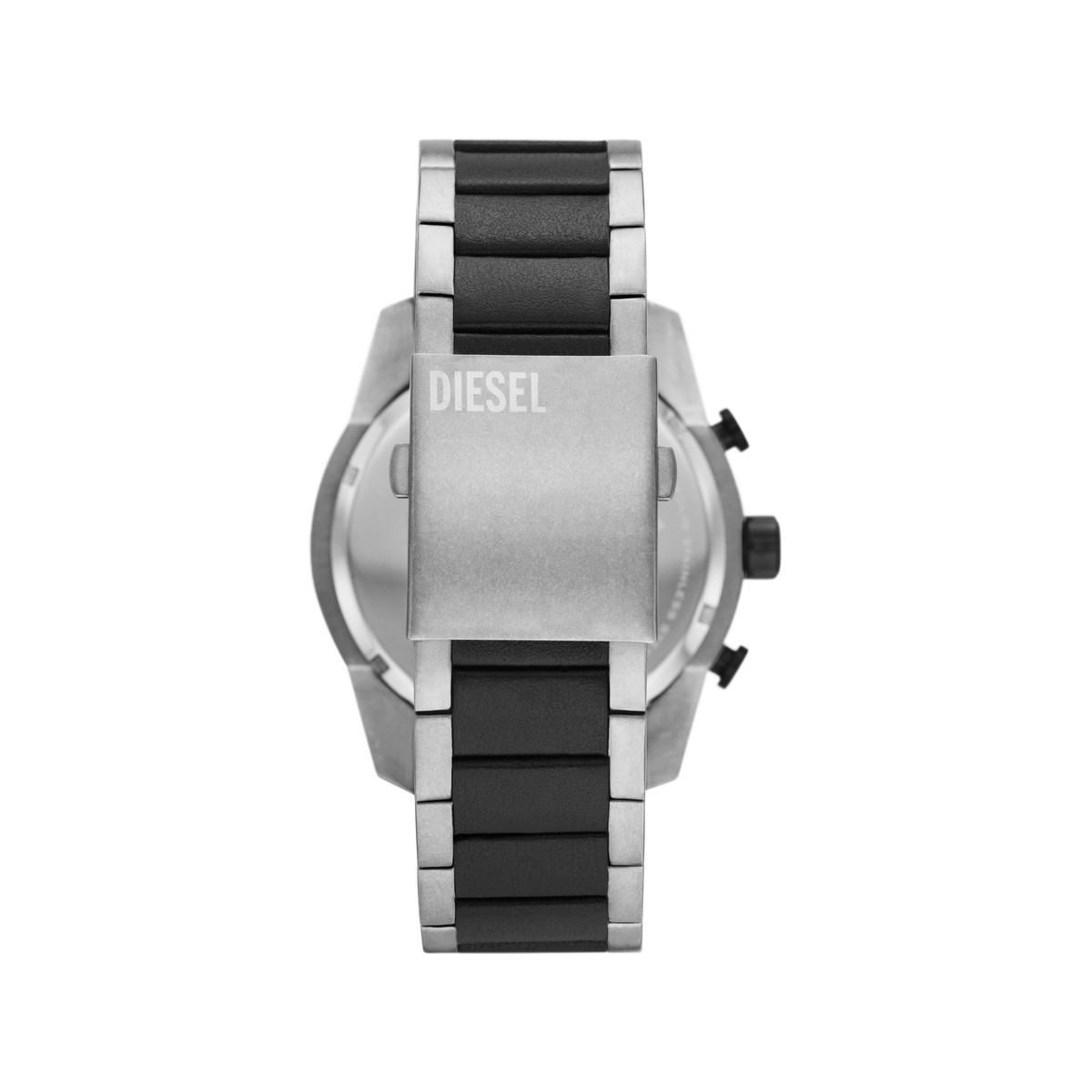 Montre DIESEL homme bracelet acier bicolore noir