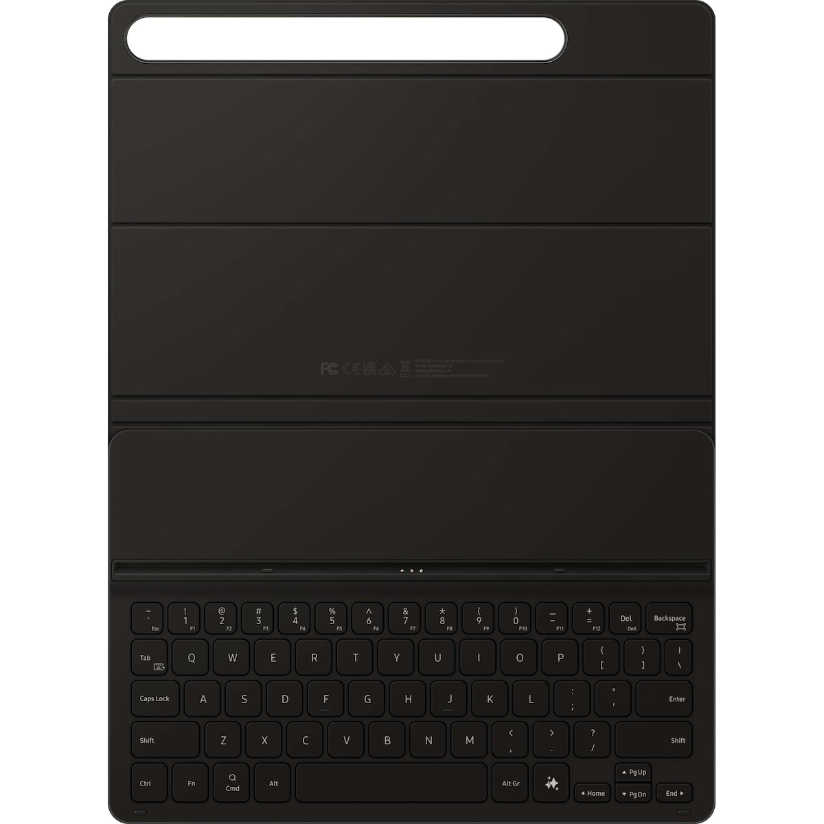 Samsung Galaxy Tab S9/S9 FE Slim tastaturdeksel (sort)
