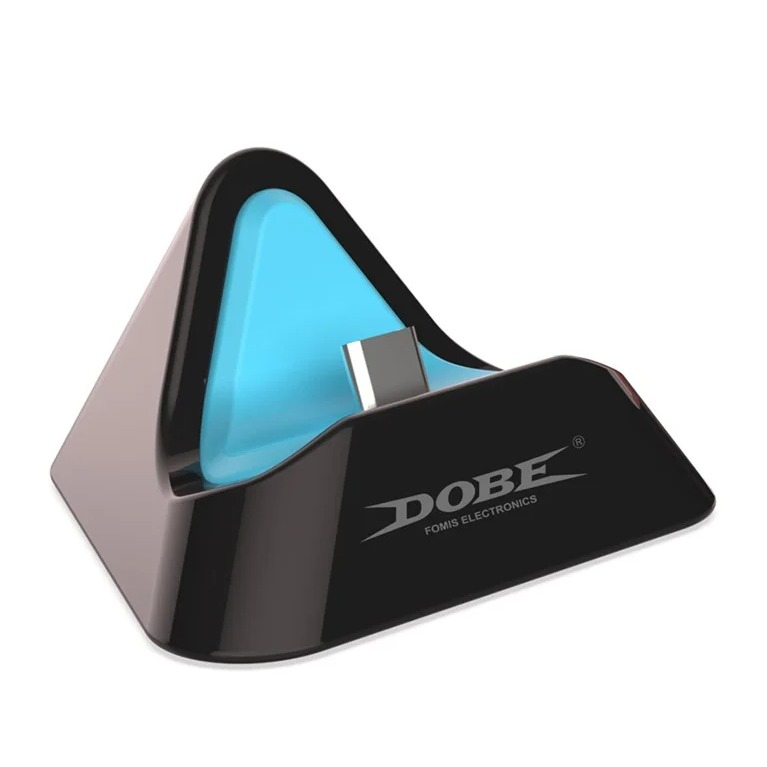 Dockingstation Ladegerät Charging-Dock für Nintendo Switch / Switch 2 / OLED mit USB-C Anschluss - Blau / Schwarz