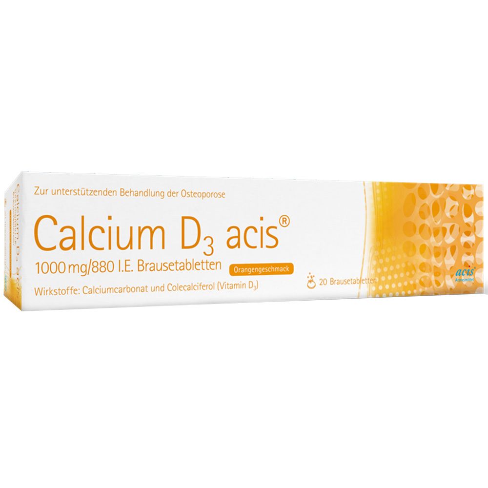 Calcium D3 acis® 1000 mg/880 I.E.