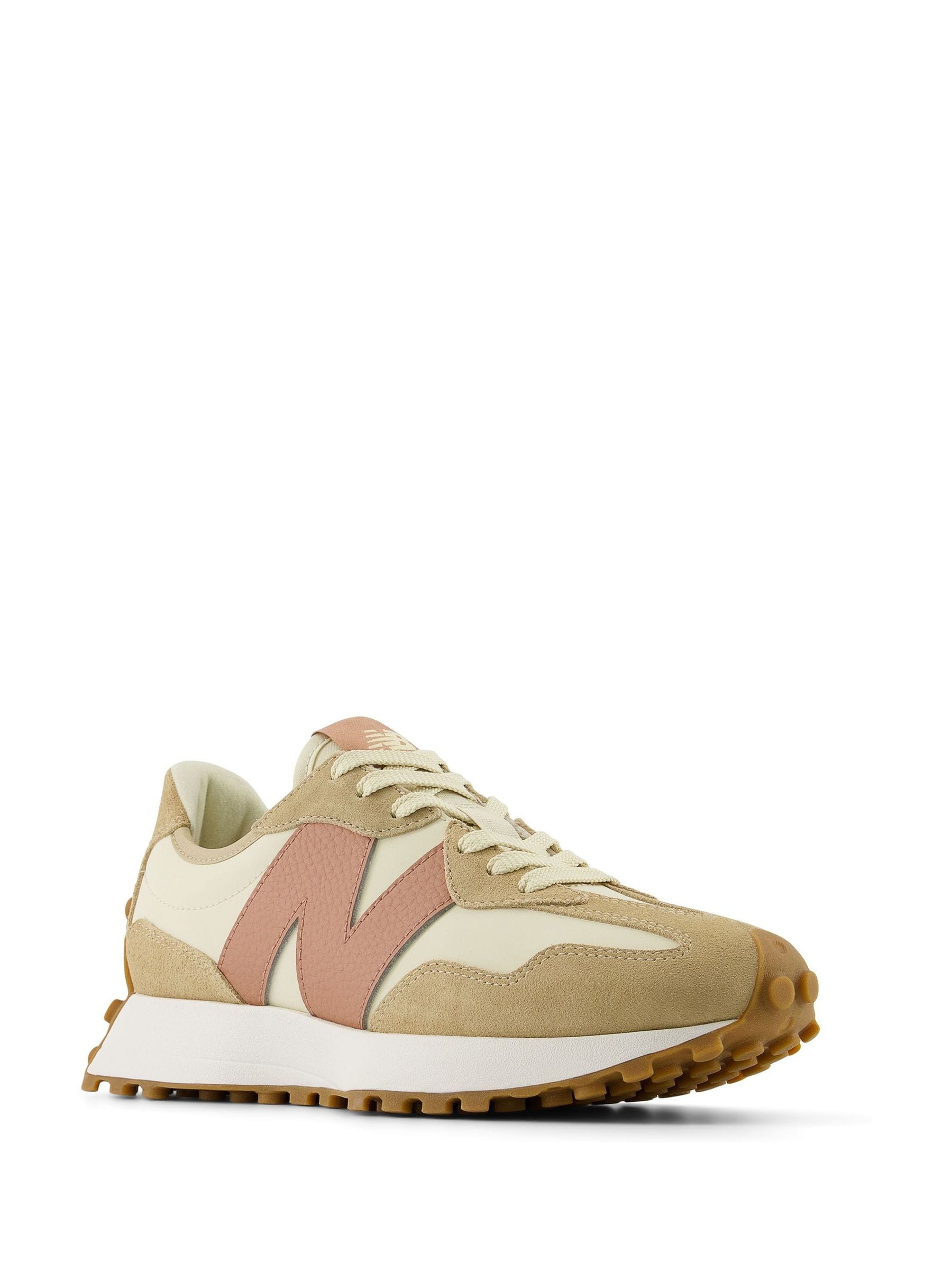 Crème - New Balance 327 damessneakers