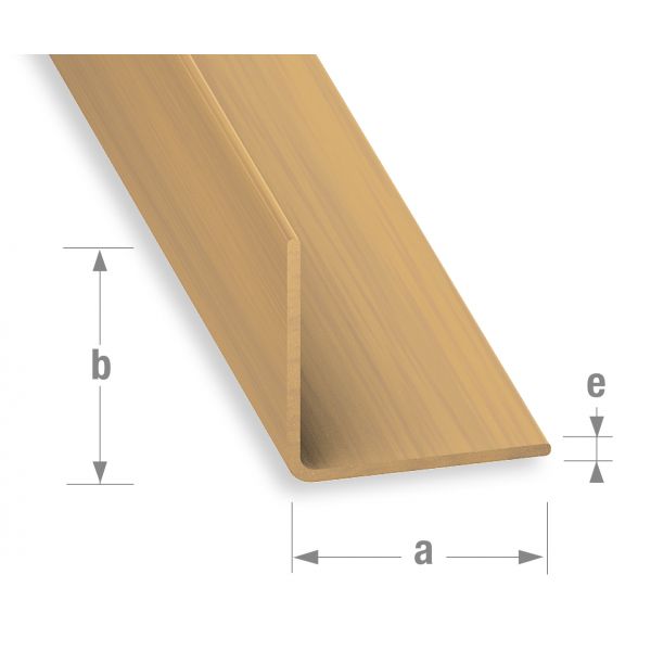 Cqfd Perfil Ângulo Pvc Carvalho 20x20mm-1m - 2421830
