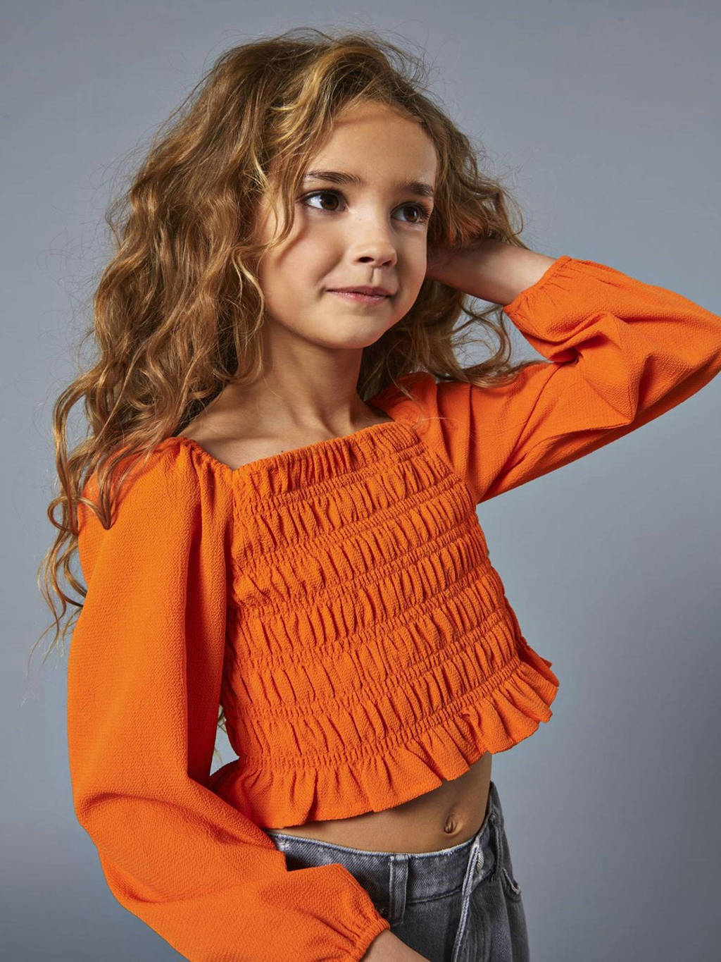 ONLY top KOGHELENE warm oranje