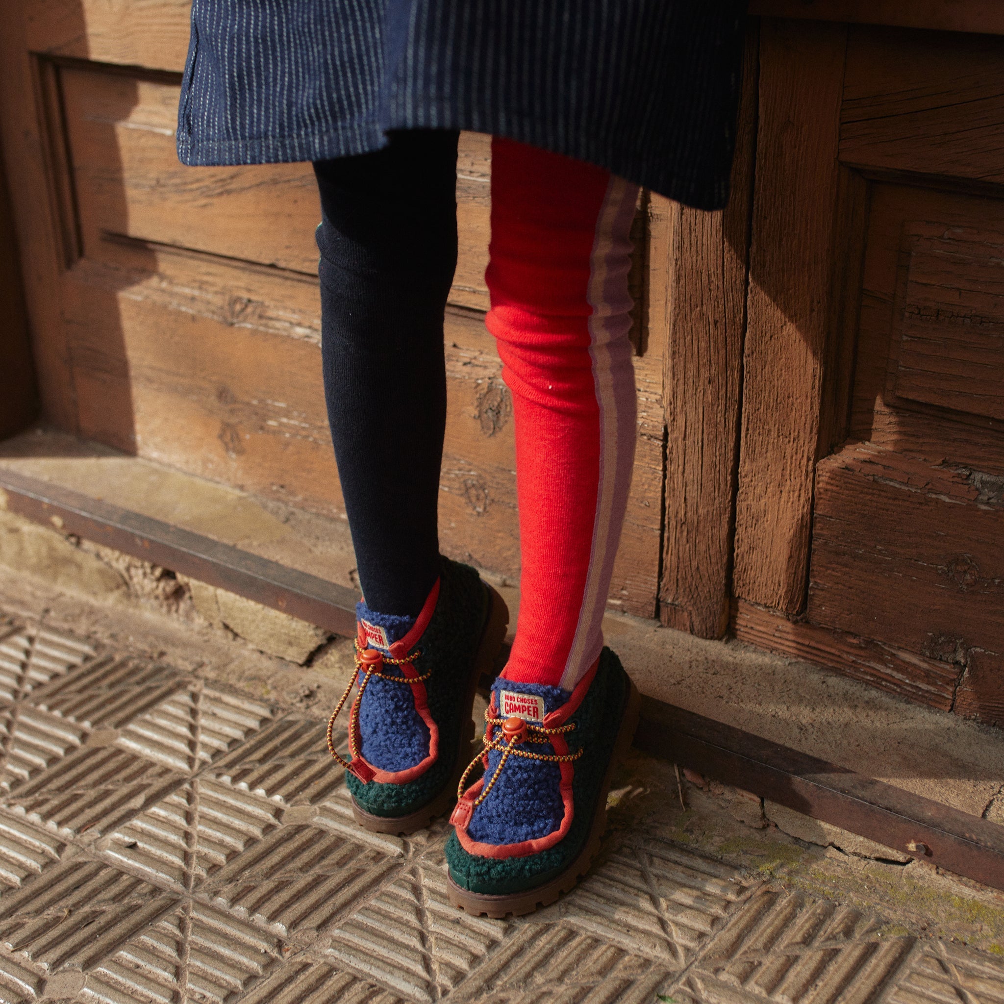Schuhe Bobo Choses X Camper Compas Wallabee Multicolor