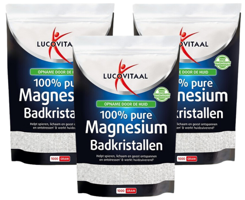 Lucovitaal Magnesium Badkristallen 3000g