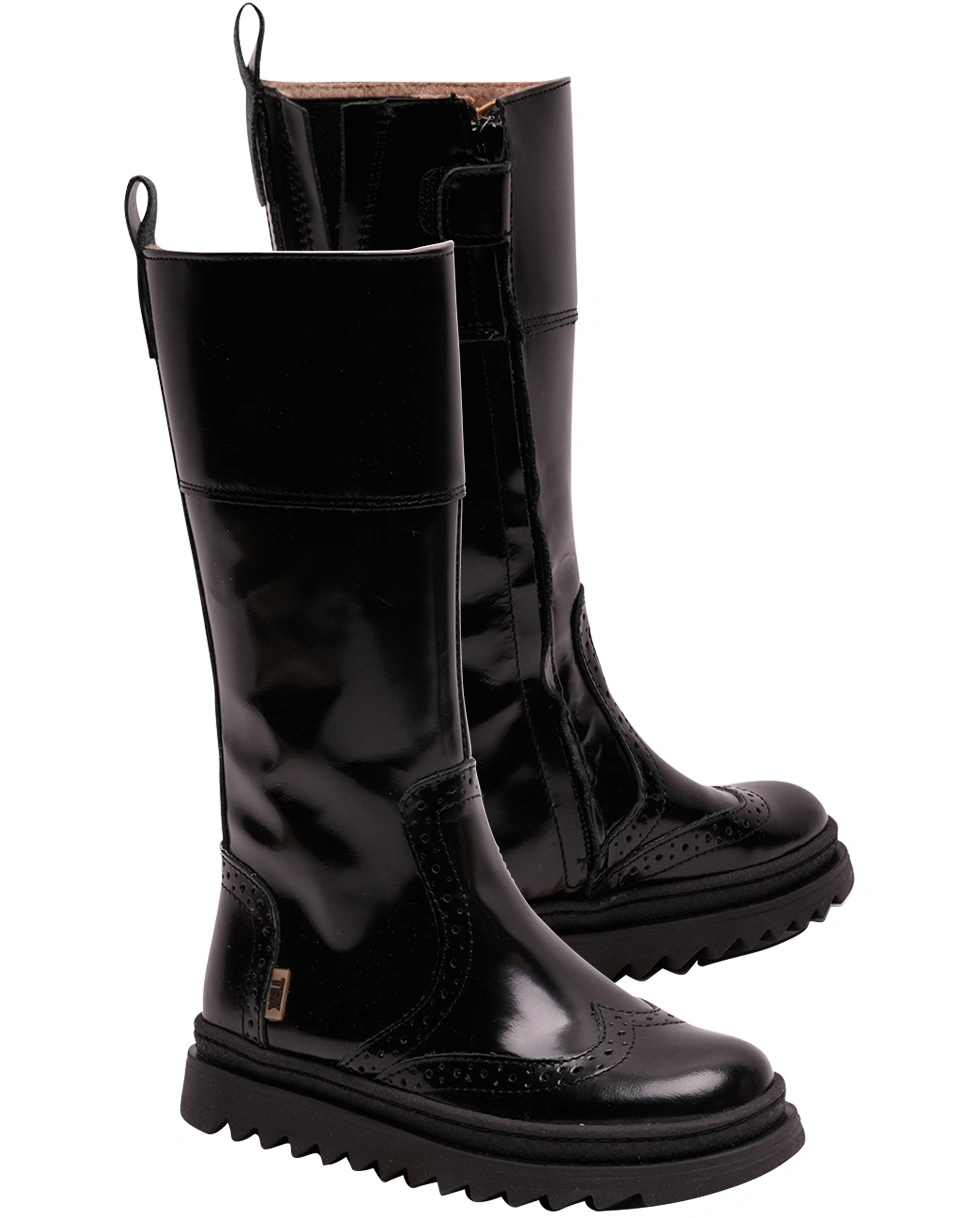 Stiefel DANIELLE TEX in black polido