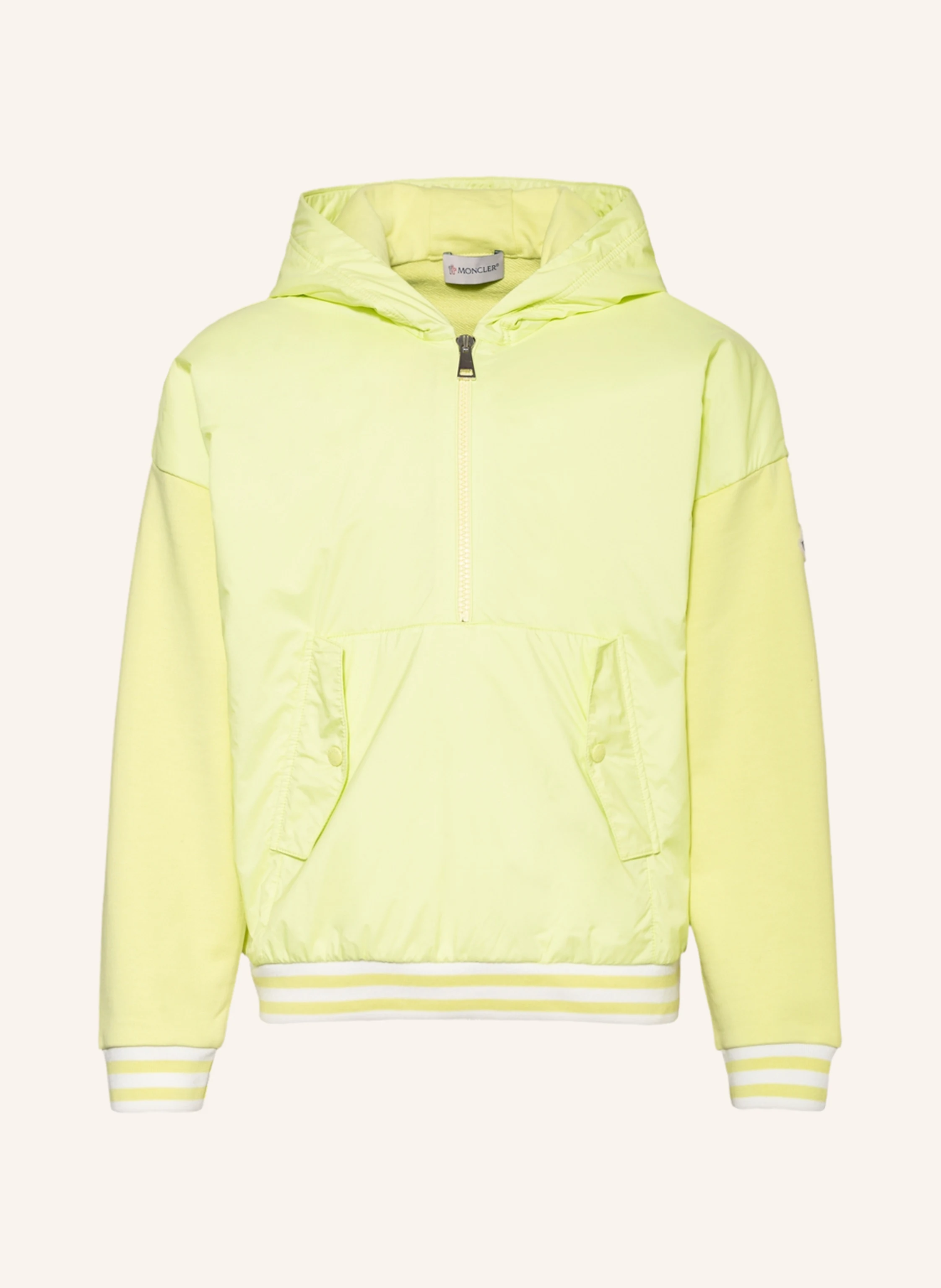 MONCLER enfant Hoodie im Materialmix