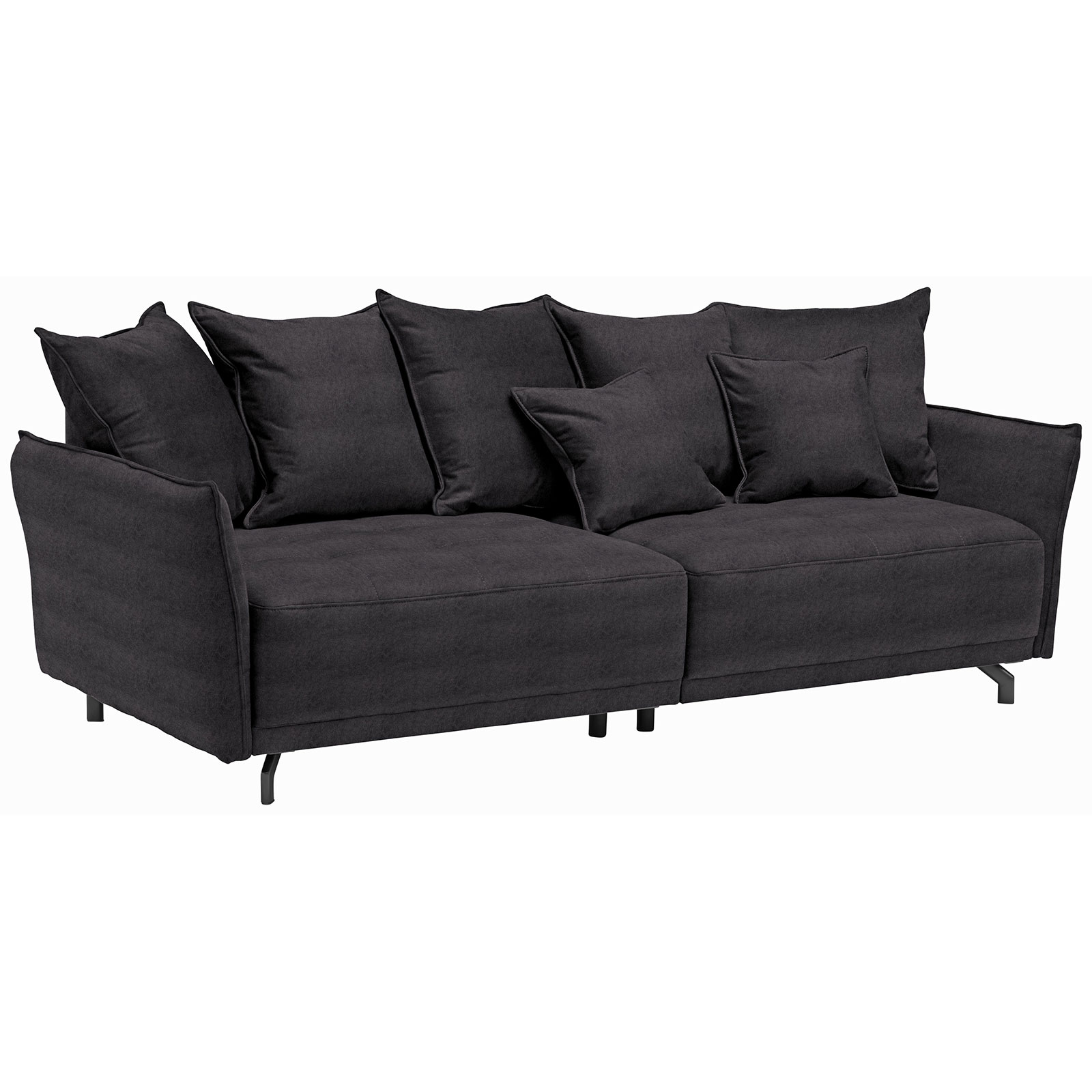 Big Sofa - graphit - Samt