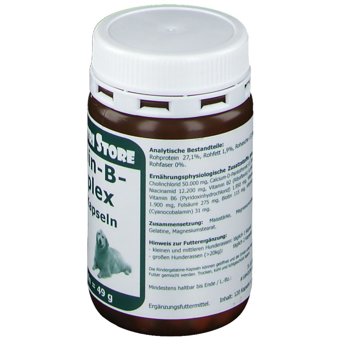 The Nutri Store Vitamin-B-Komplex Hunde-Kapseln