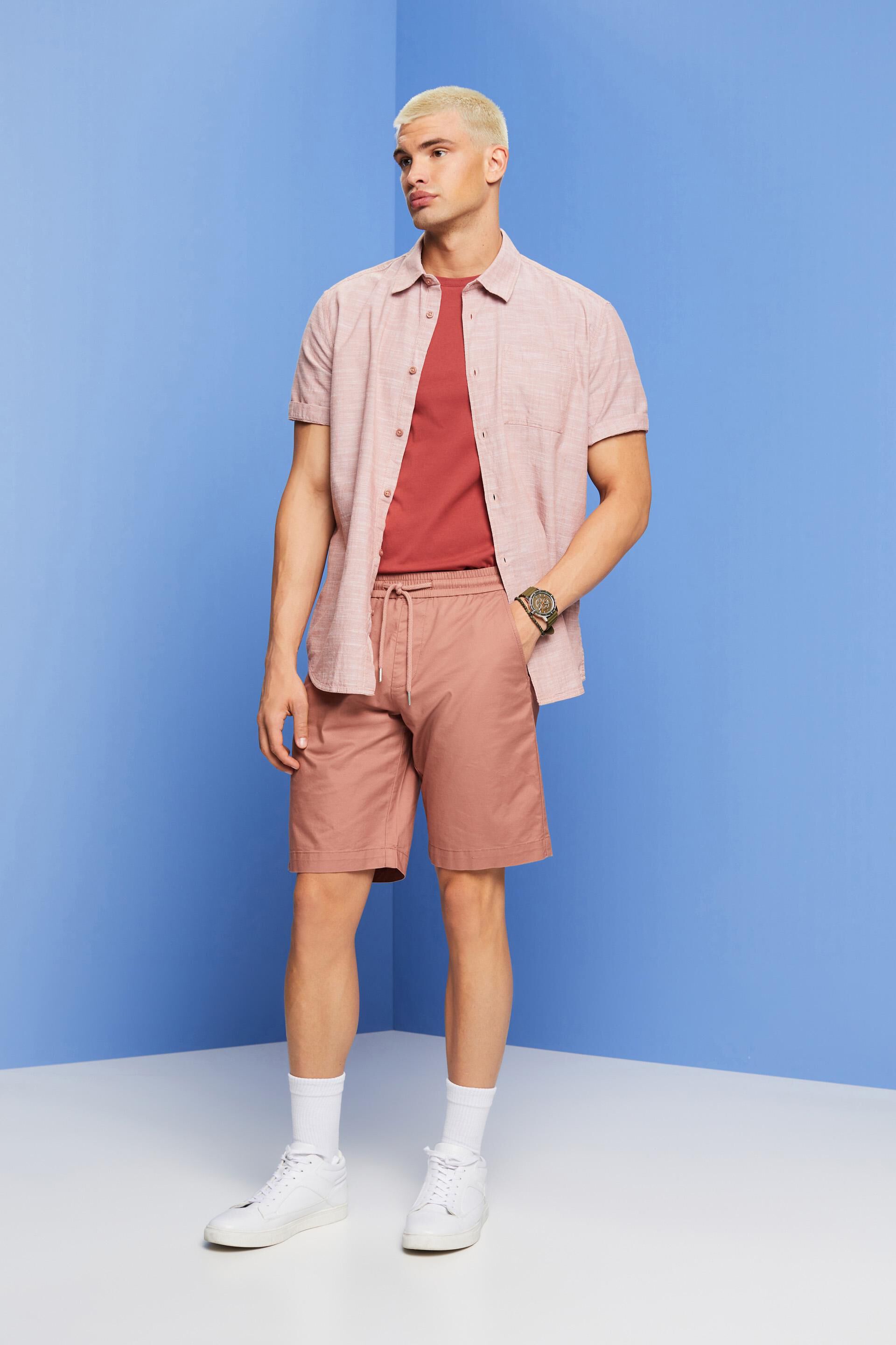 Chemise à col boutonné