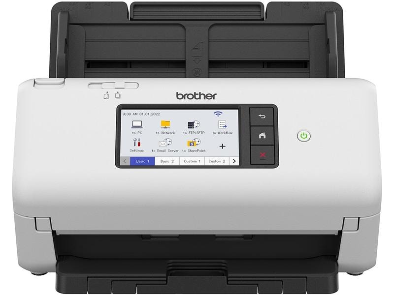 Brother Dokumentenscanner ADS-4700W Professioneller Dokumentenscanner mit LAN und WLAN