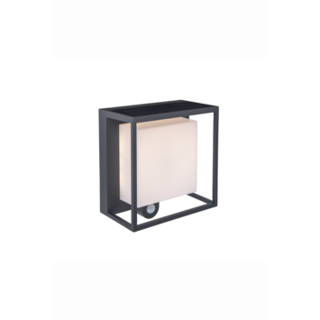 Lutec solar buitenlamp Curtis met bewegingssensor 3000K