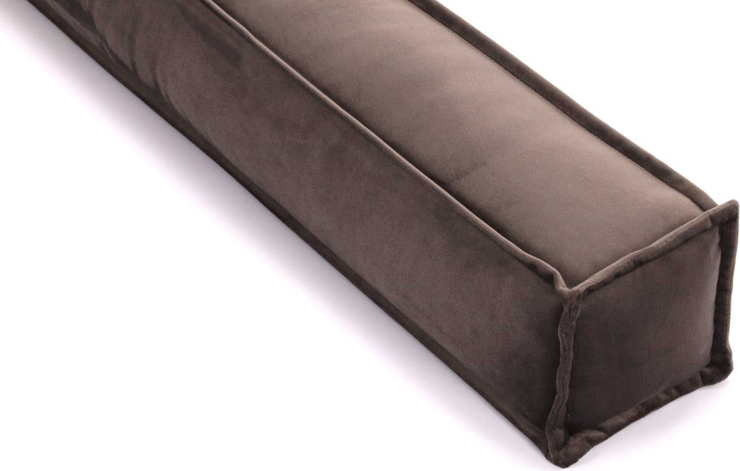 Tochtstopper Velour taupe 95 x 10 x 10 cm