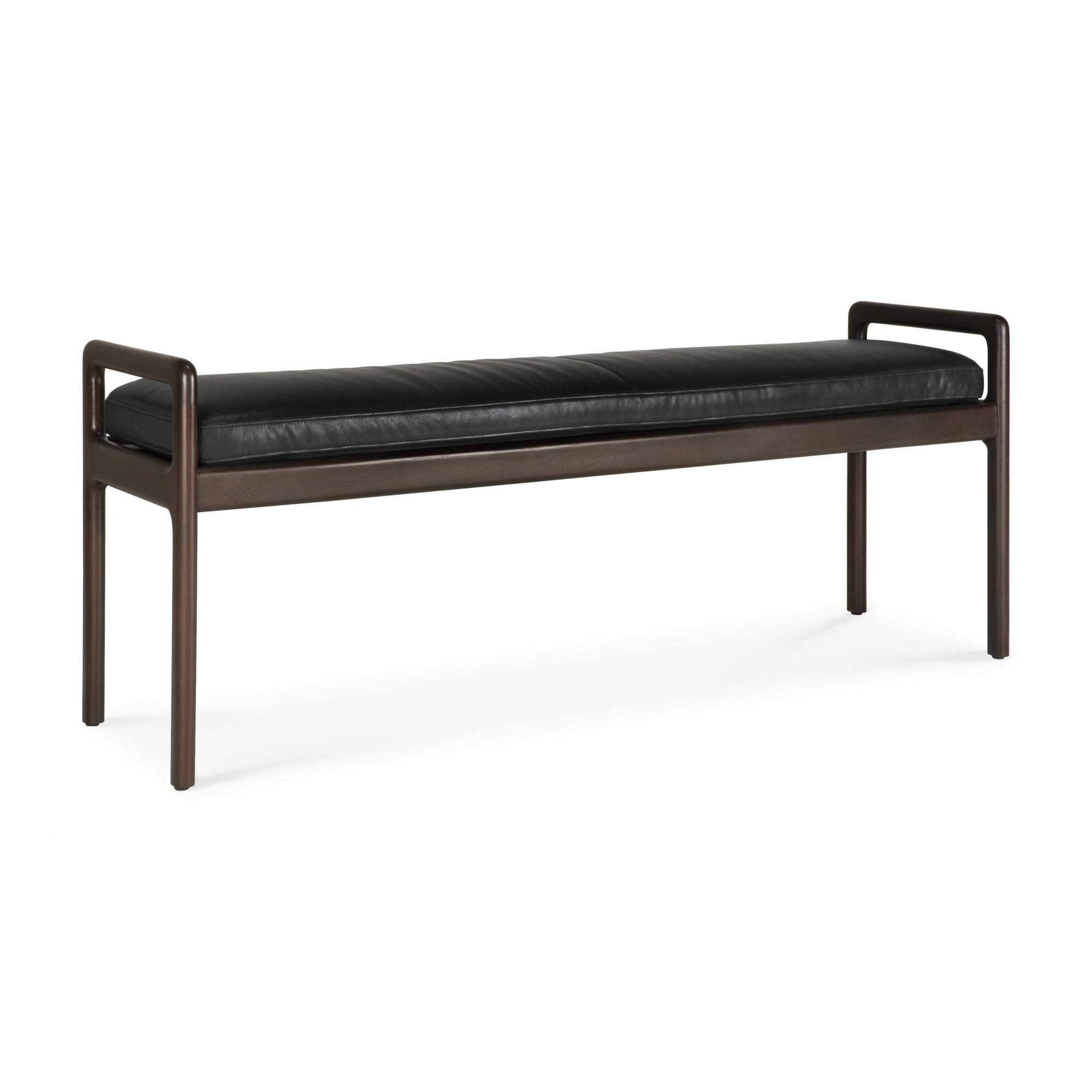 Ethnicraft - Jack bank 150 - zwart leer