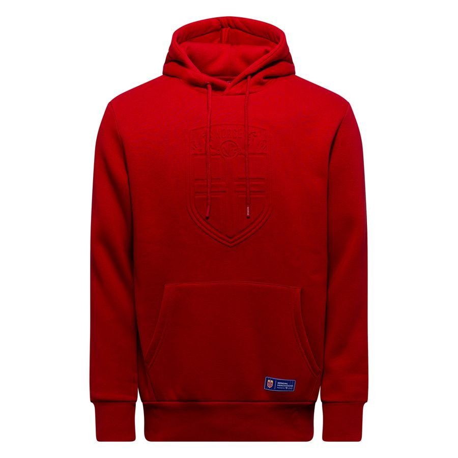 Norvège Crest Sweat à Capuche - Rouge