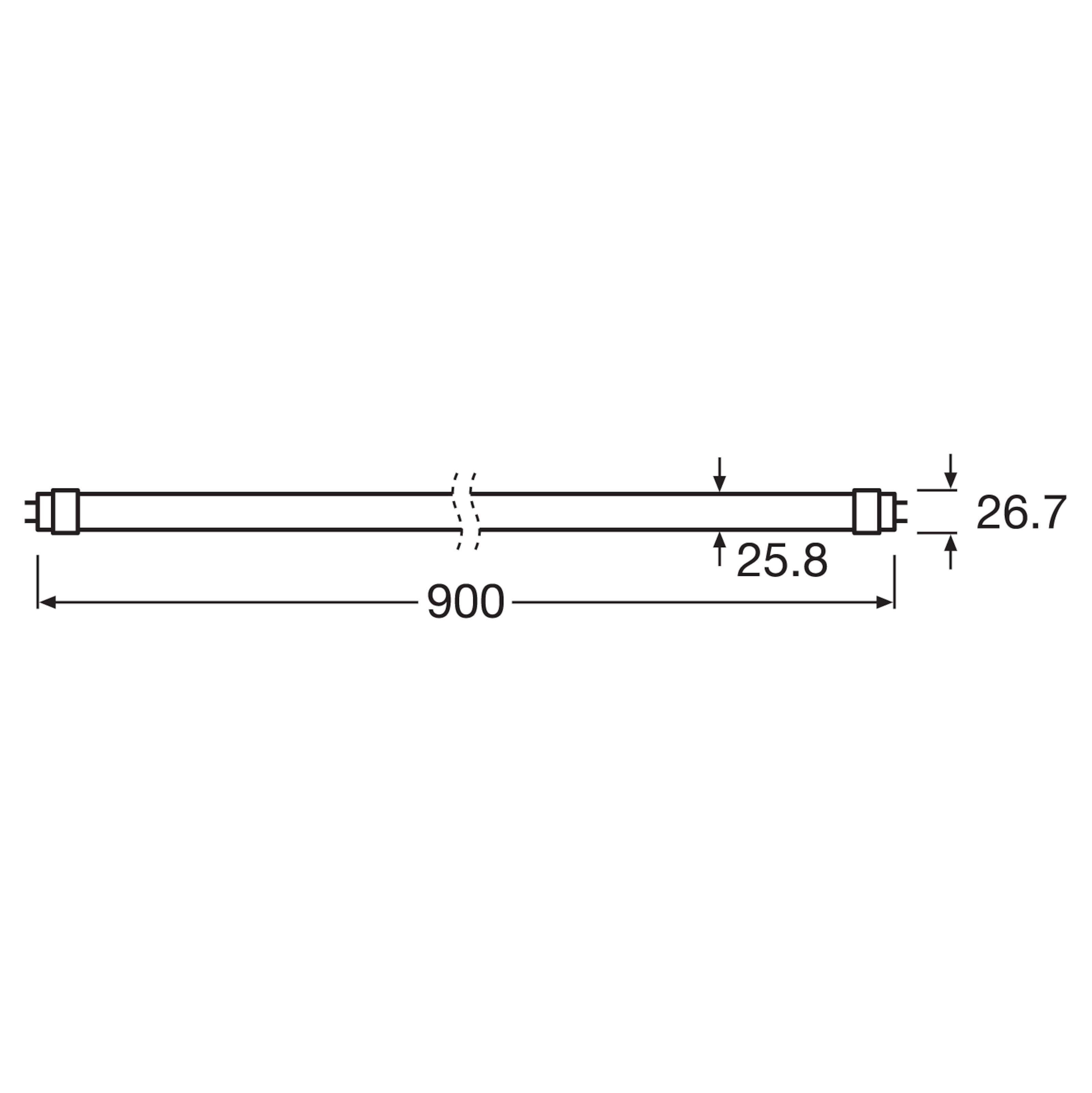 Osram LED-lysrør T8 (G13) 1080 lm