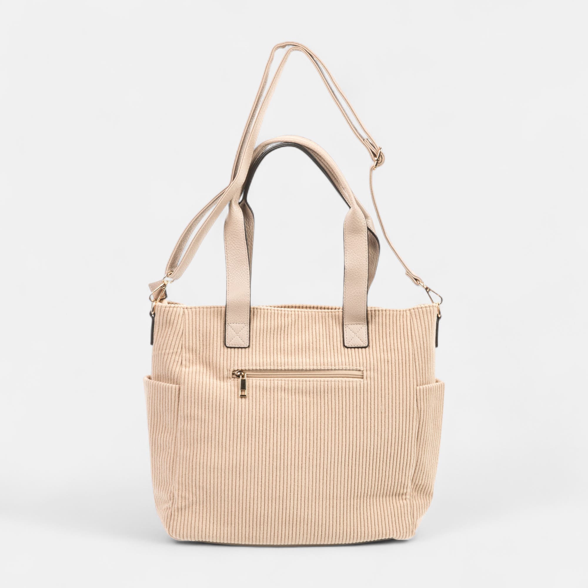 Sac de shopping beige