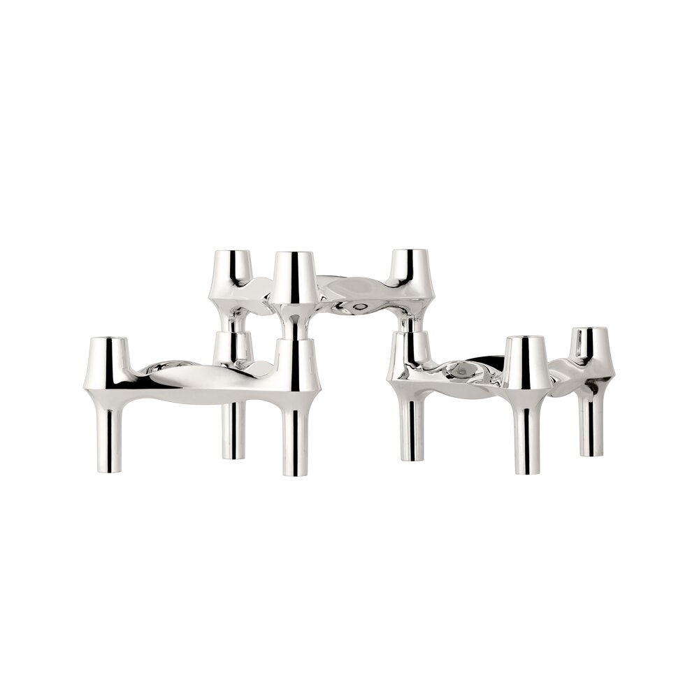 STOFF Nagel  Nagel BMF lysestage, Chrome - 3 stk.