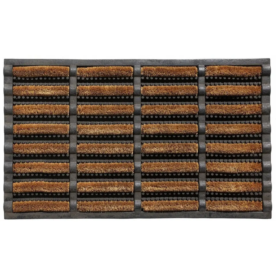 Benson Deurmat - rubber met kokos borstels - 40 x 60 cm - buiten