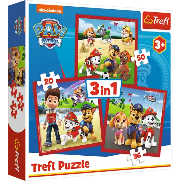 3 in 1 Puzzle Paw Patrol